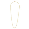 14K Yellow Gold Oval Link Chain Necklace