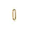 14K Yellow Gold Oval Lock
