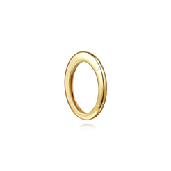 14K Yellow Gold Oval Lock