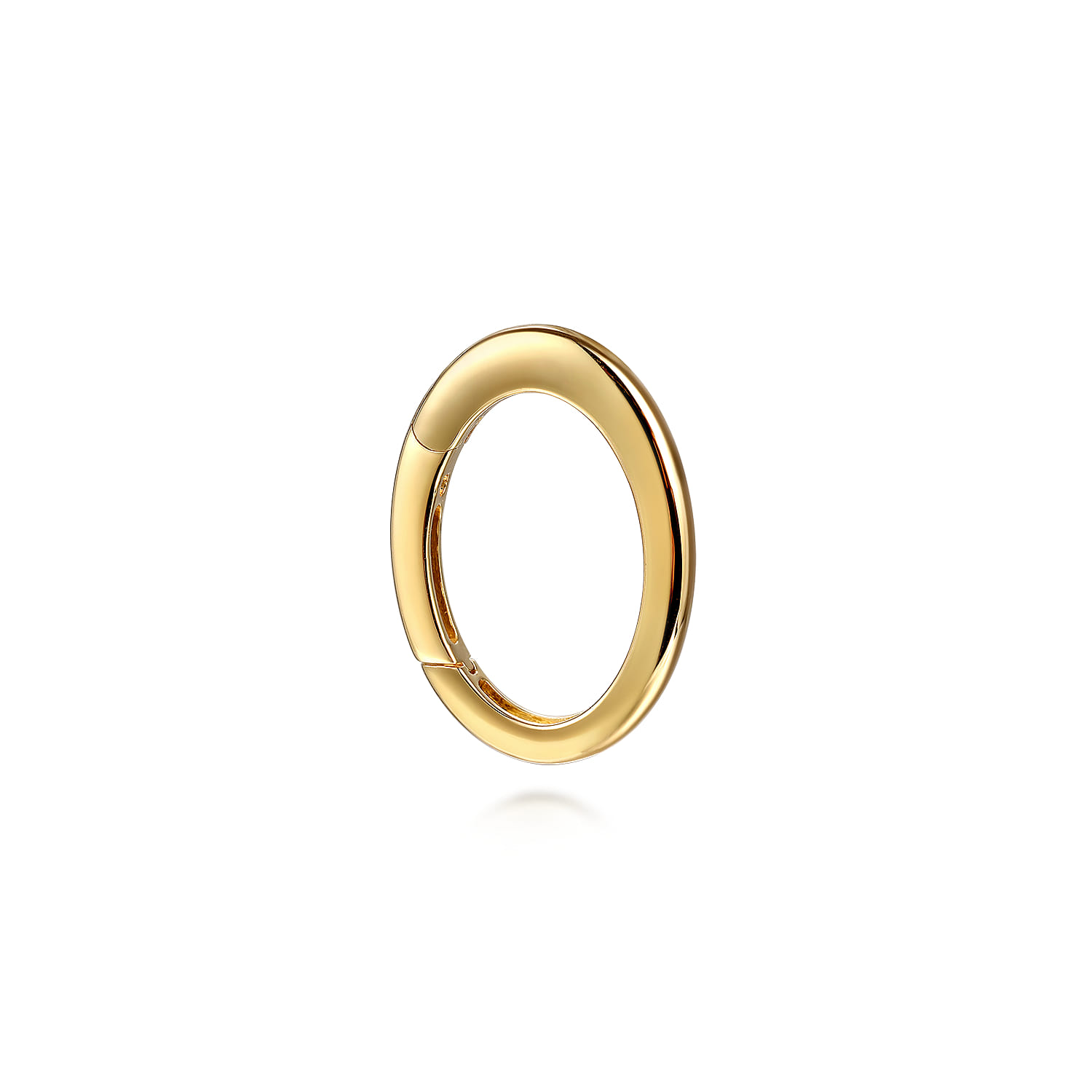 14K Yellow Gold Oval Lock - Shot 2