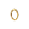 14K Yellow Gold Oval Lock