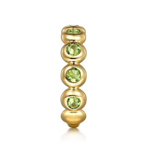 14K Yellow Gold PE - Peridot Ladies Ring