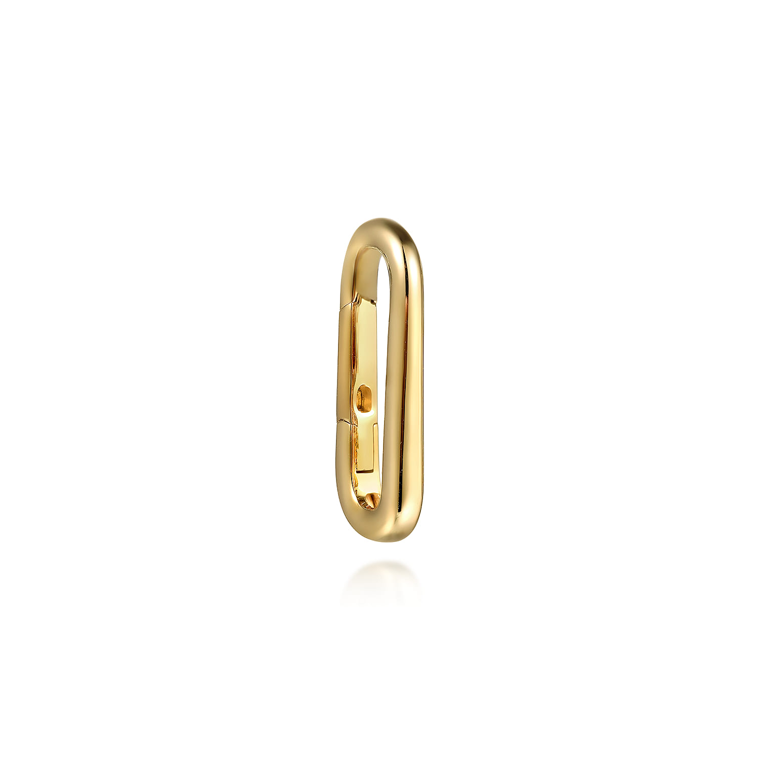 14K Yellow Gold Paperclip Lock - Shot 1