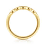 Straight Wedding Ring in 14k Yellow Gold with  Natural Diamond at Gabriel & Co.