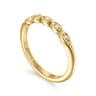 Straight Wedding Ring in 14k Yellow Gold with  Natural Diamond at Gabriel & Co.