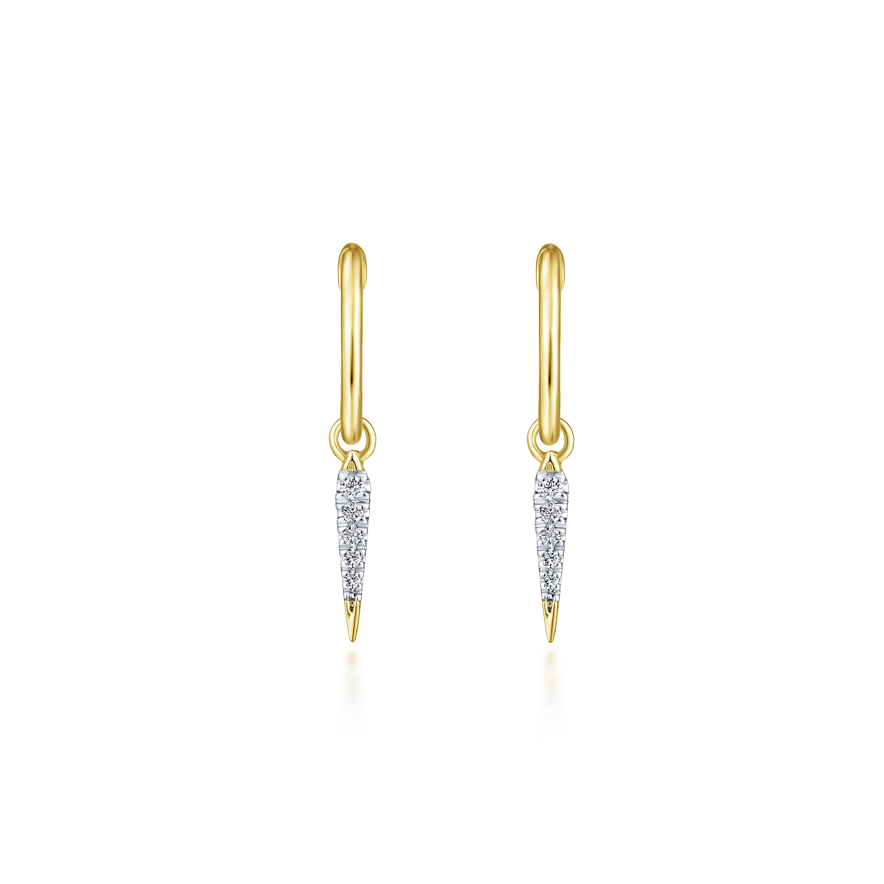 14K-Yellow-Gold-Pave-Diamond-Spike-Huggie-Drop-Earrings3