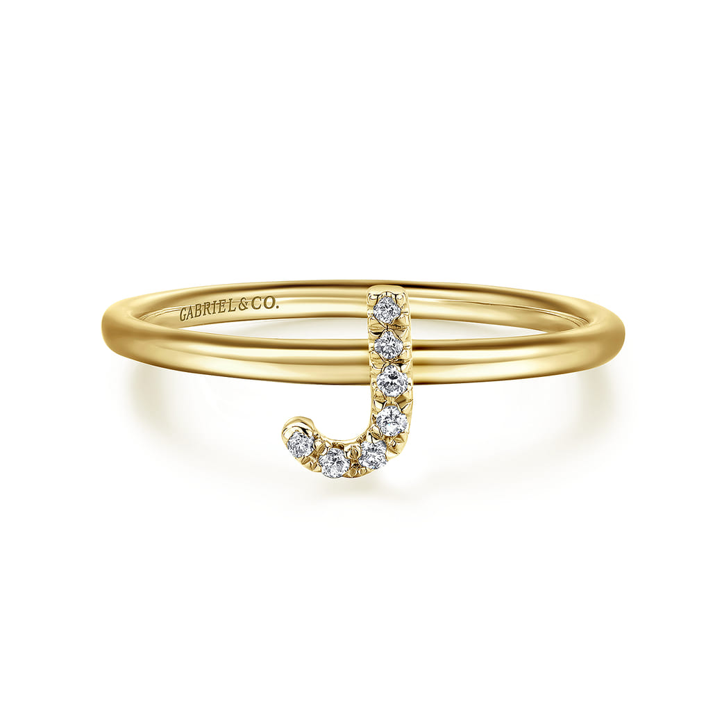 14k Yellow Gold Initial Lusso [Ring SKU LR51164J-Y45JJ