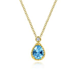 14K-Yellow-Gold-Pear-Shape-Blue-Topaz-Pendant-Necklace-with-Bezel-Set-Diamond1