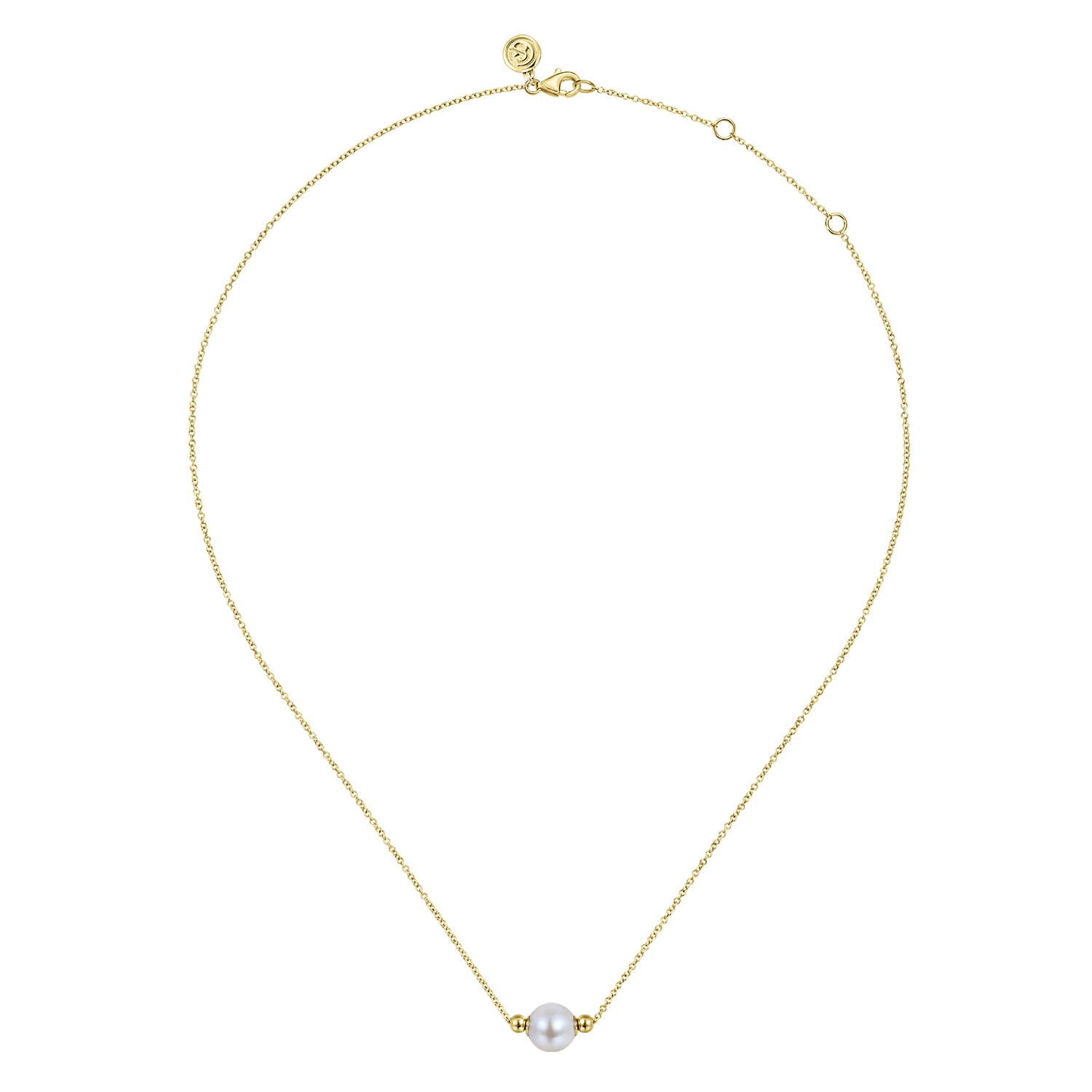 14K Yellow Gold Pearl Bujukan Fashion Necklace - Shot 2