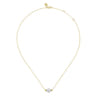 14K Yellow Gold Pearl Bujukan Fashion Necklace