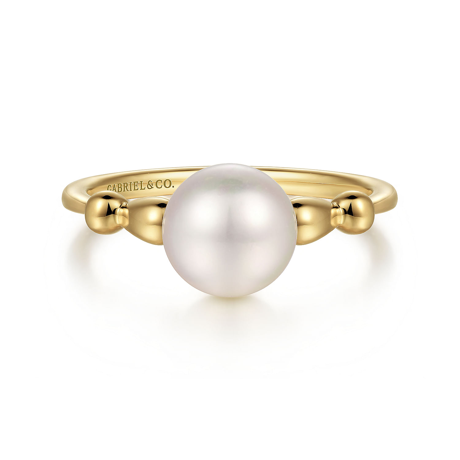 14K Yellow Gold Pearl Bujukan Ring