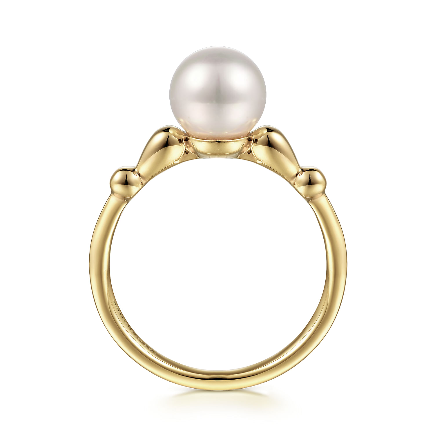 14K Yellow Gold Pearl Bujukan Ring