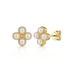 14K-Yellow-Gold-Pearl-Bujukan-Stud-Earrings1