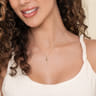 14K Yellow Gold Pearl Cross Pendant Necklace