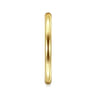 14K Yellow Gold Plain 1.7mm Wedding Band