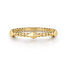 14K Yellow Gold Pyramid Classic Ring-Bujukan