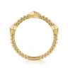 14K Yellow Gold Pyramid Classic Ring-Bujukan