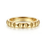 14K Yellow Gold Pyramid Ring
