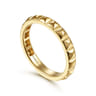 14K Yellow Gold Pyramid Ring