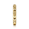 14K Yellow Gold Pyramid Ring