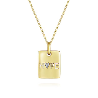 14K-Yellow-Gold-Rectangular-Hope-Medallion-Necklace-with-Pave-Diamond-Heart1
