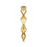 14K Yellow Gold Rhombus Station Ring