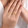 14K Yellow Gold Rhombus Station Ring