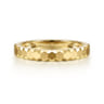 14K Yellow Gold Ring Hexagon Stackable Ring