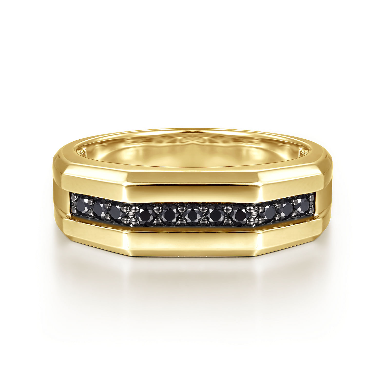 14K-Yellow-Gold-Ring-with-Black-Diamond-Inlay-in-High-Polished-Finish1