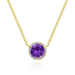 14K-Yellow-Gold-Round-Amethyst-and-Diamond-Halo-Pendant-Necklace1