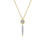 14K-Yellow-Gold-Round-Cluster-Diamond-and-Spike-Drop-Pendant-Necklace1