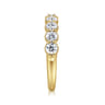 Fancy Wedding Ring in 14k Yellow Gold with Round Natural Diamond at Gabriel & Co.