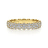 Fancy Wedding Ring in 14k Yellow Gold with Round Natural Diamond at Gabriel & Co.