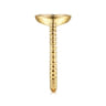 14K Yellow Gold Round Diamond Star Bujukan Signet Ring - 0.01 ct