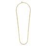 14K Yellow Gold Round Link Chain Necklace