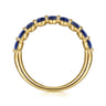 14K Yellow Gold Sapphire Stackable Ring