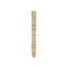 14K Yellow Gold Scalloped Diamond Stackable Ring - 0.1 ct