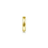14K Yellow Gold Smooth Single Huggie Earring