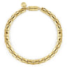 14K Yellow Gold Solid Tubular Chain Bracelet