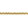 14K Yellow Gold Solid Tubular Chain Bracelet