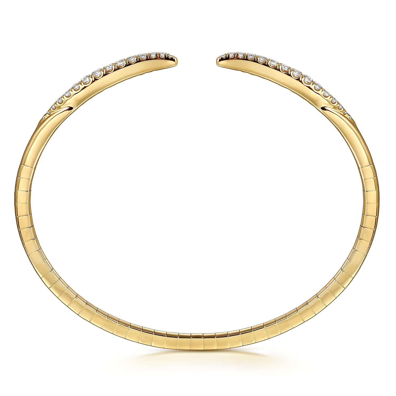 14k Yellow Gold Kaslique Open Bracelet. SKU: BG3912-62Y45JJ