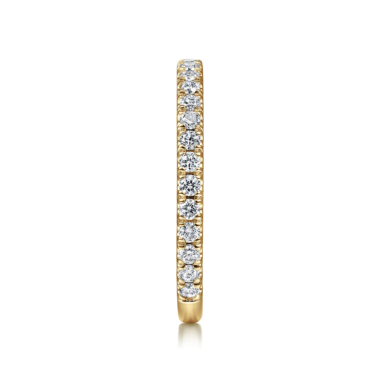 14K Yellow Gold Stackable Diamond Ring - 0.4 ct - Shot 4