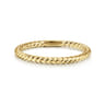 14K Yellow Gold Stackable Ring