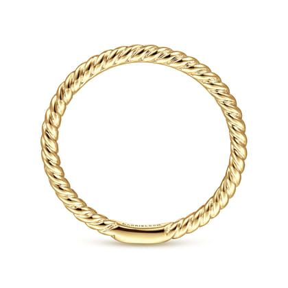 14K Yellow Gold Stackable Ring