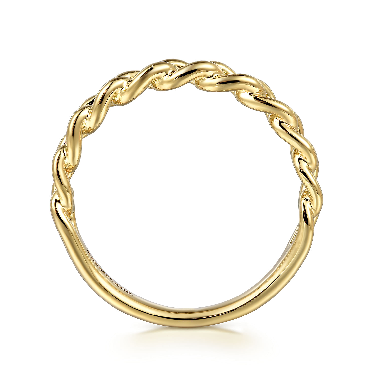 14K Yellow Gold Stackable Ring