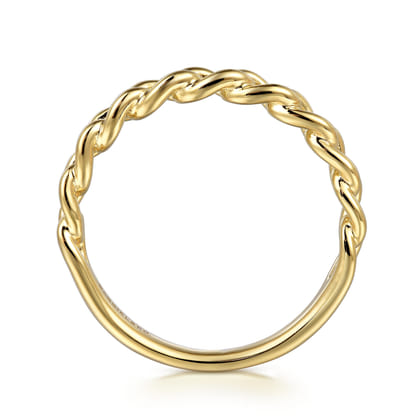 14K Yellow Gold Stackable Ring