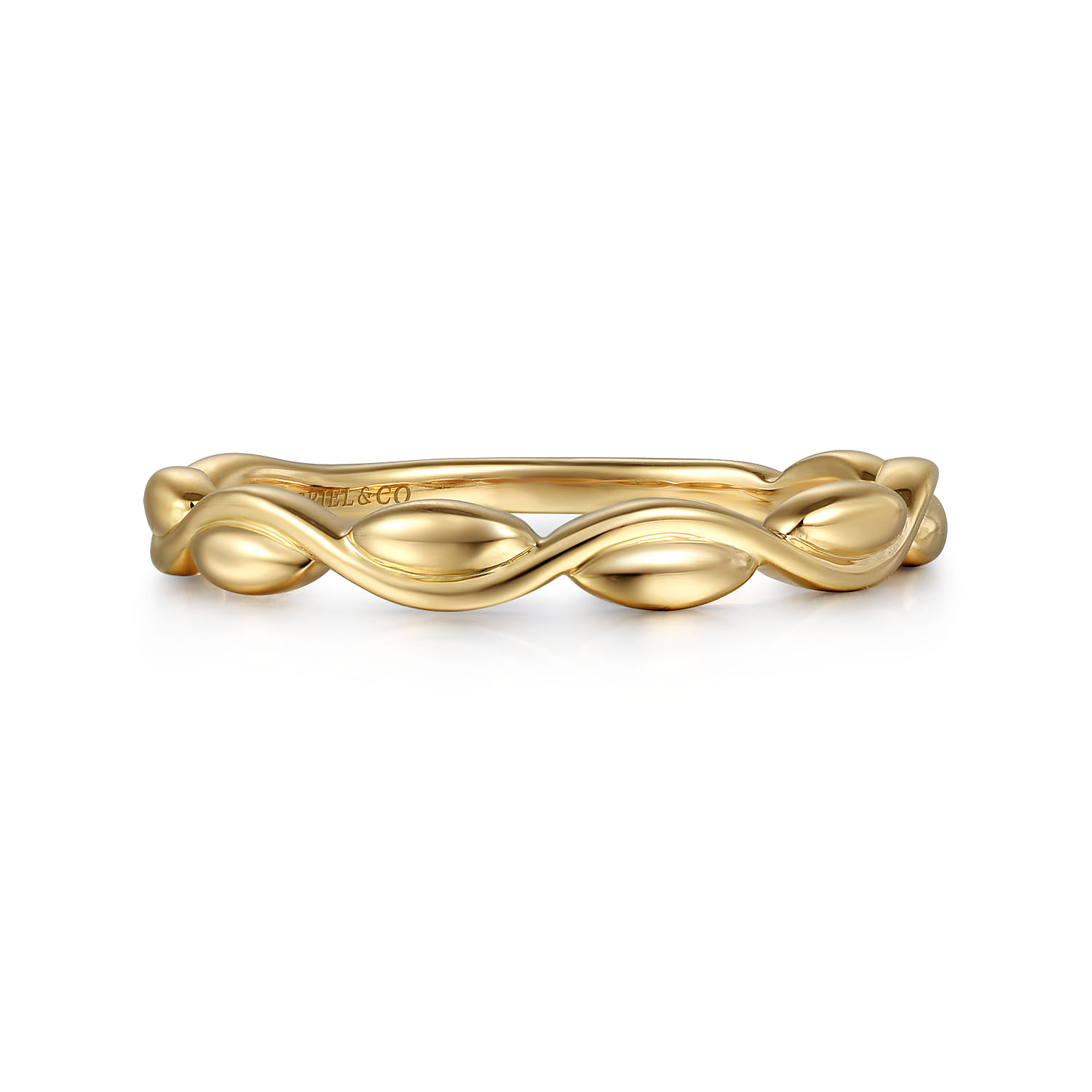 14K Yellow Gold Stackable Ring
