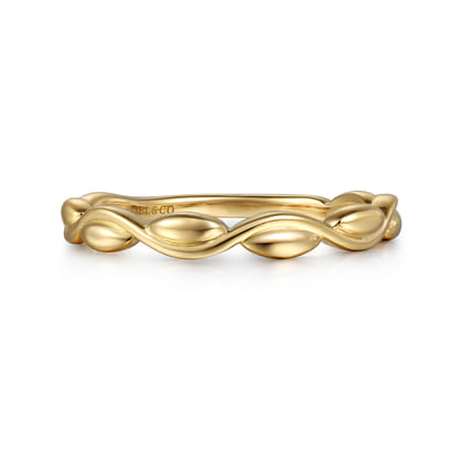 14K Yellow Gold Stackable Ring