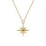 14K Yellow Gold Star Pendant Necklace