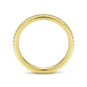 14K Yellow Gold Textured Bujukan Stackable Ring